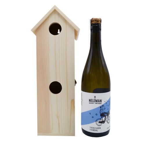 Birdhouse with wine - Image 1
